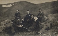 Legionáři civilní foto v horách